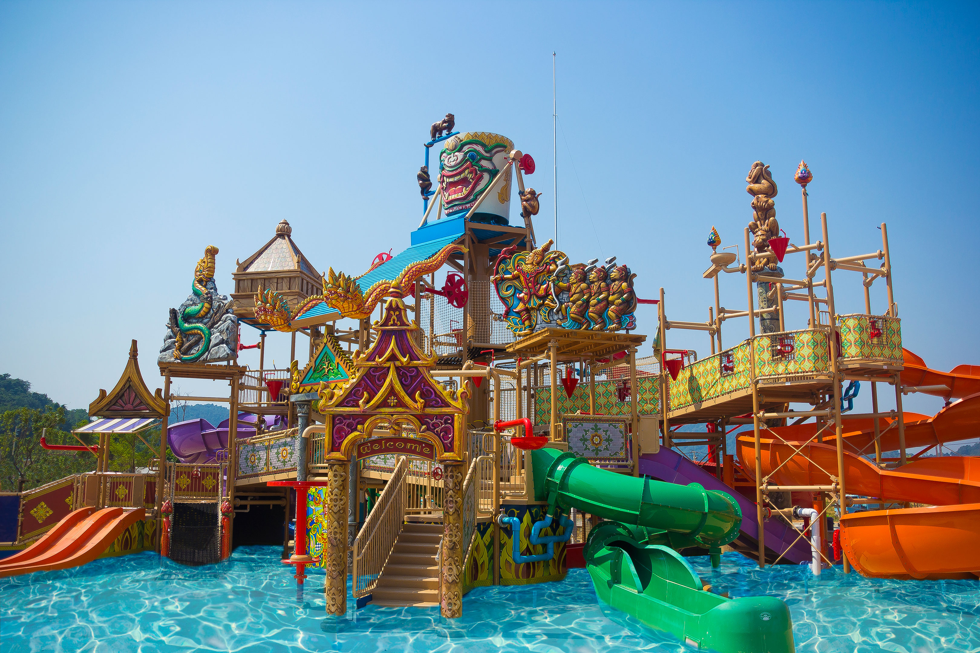 Kids play zone at Ramayana Water Park