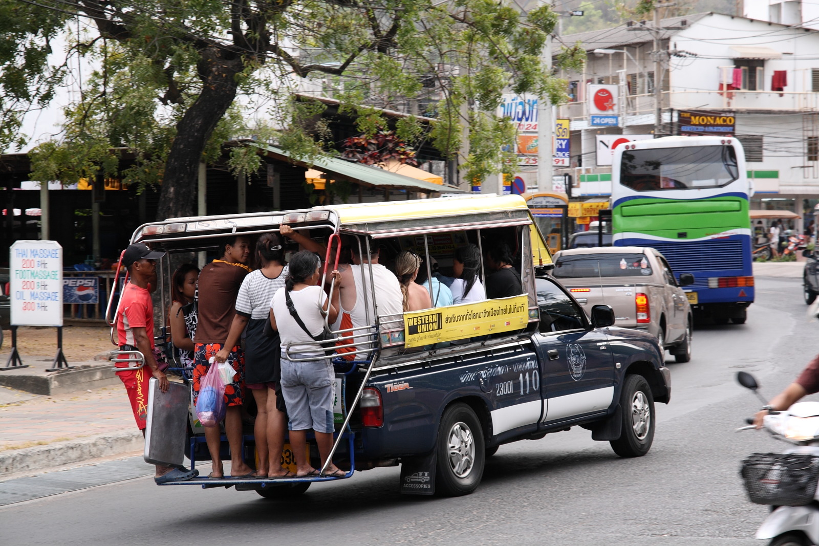 Songthaew pickup truck in Pattaya